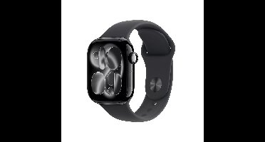 Apple Watch Series 11 GPS + Cellular 42mm met Sport Band - M/L Smartwatch Zwart