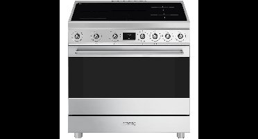 Smeg C9IMX2 Inductie fornuis Grijs