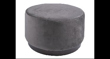 Poef Met Houten Rand (Large), Taupe
