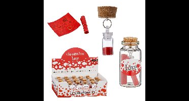 Glazen Wensflesje Met Kurk