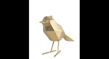 Decoratief Beeld Origami Vogel, Goud (Large)