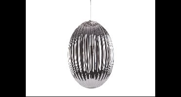 Hanglamp Smart Ovaal Glas Groot, Smokey Grijs