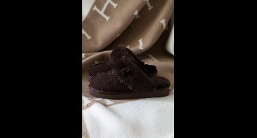 OOG Scuff Suède Pantoffels, Mokka