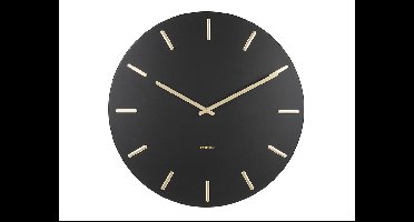 Karlsson Wandklok Charm, Zwart