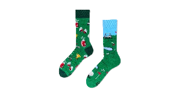 Many Mornings - Golf Course Sokken