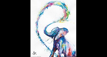 Marc Allante Elephant - Mini Poster (933)