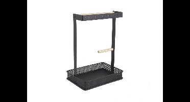 Sieraden Standaard, Merge Square Iron Black