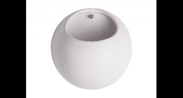 Wand bloempot Globe - Wit