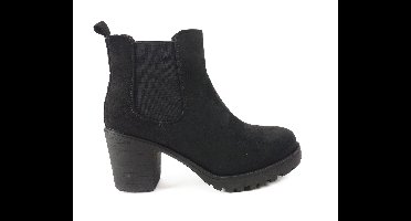 Classic Enkellaarsjes Met Hoge Hak, Suède