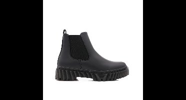 Chelsea Boots Met Platformzolen, Zwart