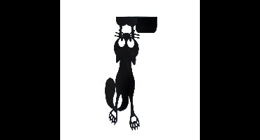 Curious Cat Metalen Deurhanger