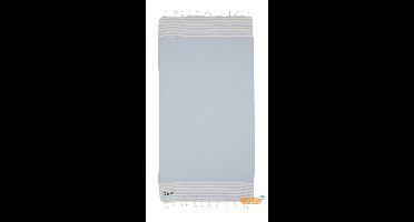 Fouta Ses Bouques - XL hamamdoek - lichtblauw