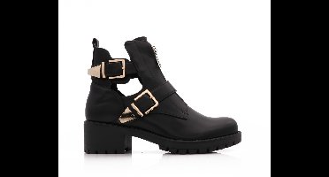 Future Cut Out Boots, Gold