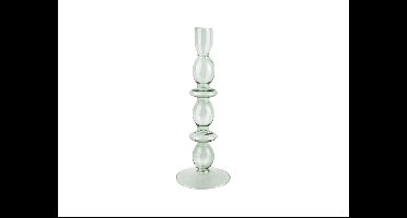 Glazen Kandelaar Glass Art Bubbles, Groen (Large)