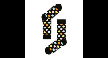 Happy Socks Big Dot Sokken - Zwart/Multi