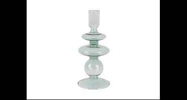 Glazen Kandelaar Glass Art Rings, Groen (Medium)