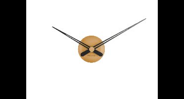 Karlsson LBT Mini Sharp Wandklok - Karamelbruin