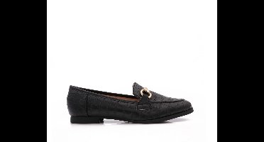 La Croco Loafers, Zwart