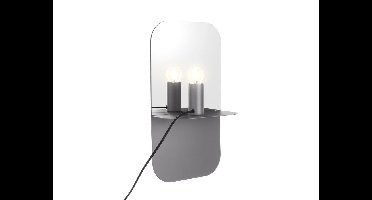 Leitmotiv Plate Wandlamp - Grijs