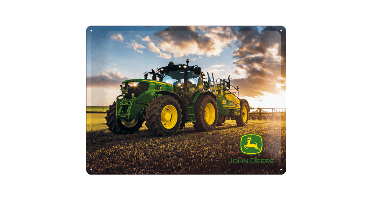 John Deere - Metalen Wandplaat