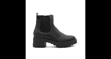 Low Cut Biker Boots, Zwart