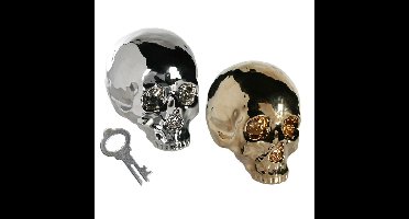 Metallic Doodshoofd Spaarpot