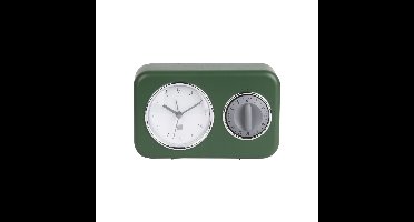 Nostalgia Tafelklok Met Kookwekker, Groen