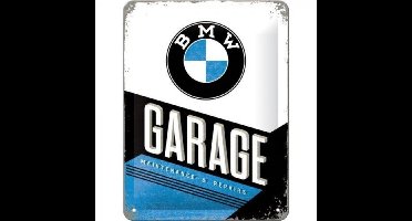 BMW Garage - Metalen Wandplaat