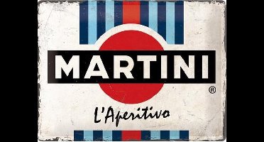Martini - Metalen Wandplaat