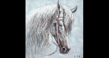 Paard Portret - Canvas schilderij - Olieverf
