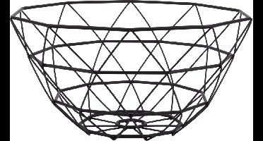 Diamond Cute Iron Fruitschaal- Zwart