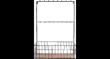 Keukenrek XL Hooks - Zwart