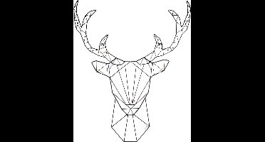 Memorek Linea Hert - Zwart