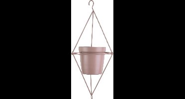 Spatial Diamond Iron Hangende bloempot - Roze