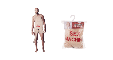 Schort Sex Machine Met Pluche Penis