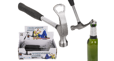 Stalen Hamer Met Bierdop Opener