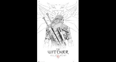The Witcher III: Wild Hunt - Geralt Sketch - Maxi Poster (C-730)
