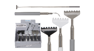 Uitschuifbare Metalen Ruggenkrabber