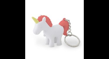 Unicorn Sleutelhanger Met Licht&Geluid (Roze)