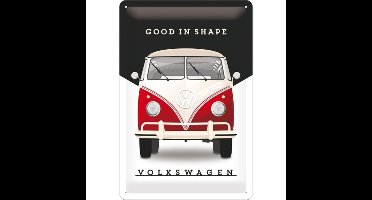 VW Bulli Good Shape - Metalen Wandplaat