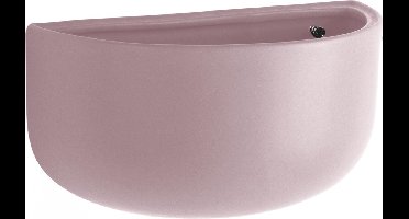 Wand bloempot Oval Wide - Licht Roze