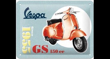 Vespa GS 150cc - Metalen Wandplaat