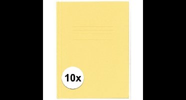 10 stuks Folio dossiermap Kangaro geel