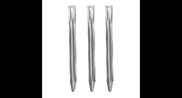 10x Stuks grondpennen/tentharingen metaal 22 cm