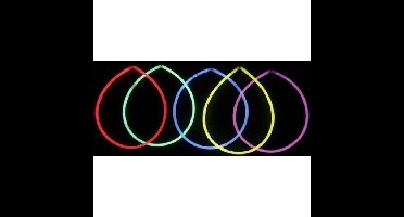 12x stuks glow in the dark hals ketting