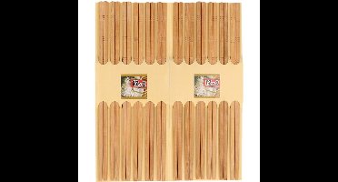 24x stuks luxe Sushi eetstokjes donker bamboe hout