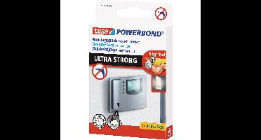 27x Tesa dubbelzijdig montage tape plakkers wit extra sterk 2 x 6 cm