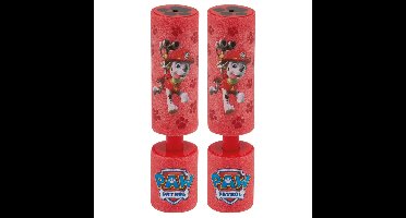 2x Rood foam waterspuit/waterpistolen Paw Patrol 15 cm