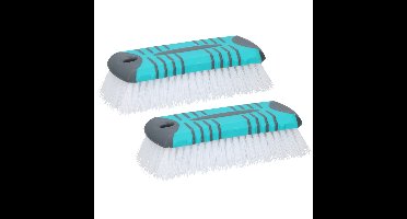 2x Schoonmaak/reinigingsborstel 16 cm