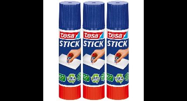 3x Tesa lijm stift knutselbenodigdheden